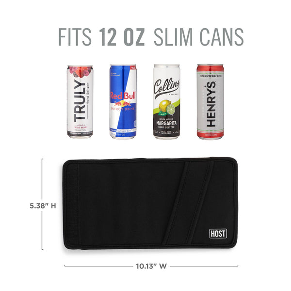 HOST - Insta - Chill Cooling Sleeve - Slim & Standard Cans - Set of 2 - Bawston & Tucker - 