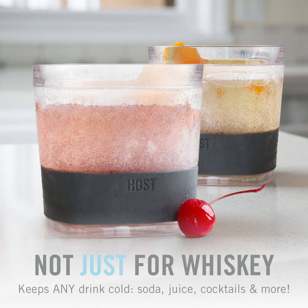HOST - Whiskey FREEZE™ Insulated Cooling Cups - Smoke - Bawston & Tucker - 