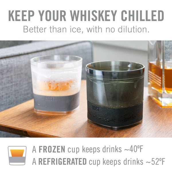 HOST - Whiskey FREEZE™ Insulated Cooling Cups - Smoke - Bawston & Tucker - 
