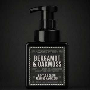 Hurytt - Bergamot & Oakmoss Foaming Hand Soap 8.5 fl oz - Bawston & Tucker - Hand Soap