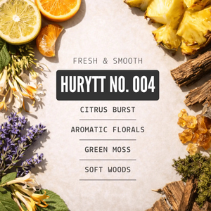 Hurytt Solid Cologne – Bergamot, Lavender & Oakmoss - 0.35 oz Liner + Vessel - Bawston & Tucker - Solid Cologne