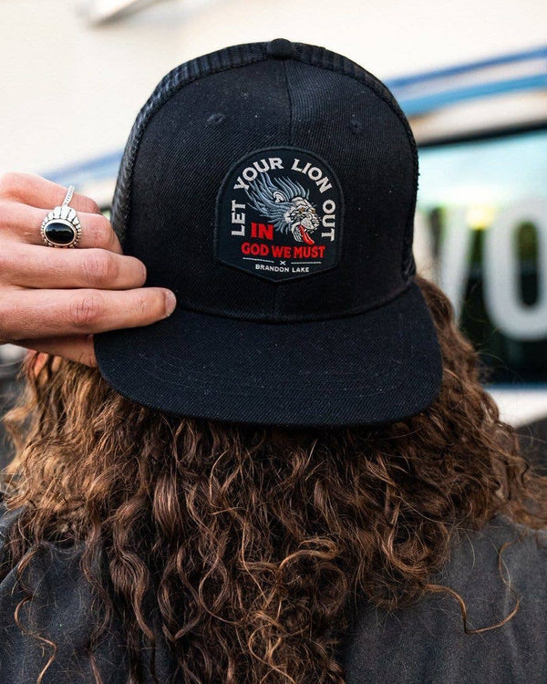 In God We Must - Brandon Lake "Let Your Lion Out" Hat - Bawston & Tucker - 