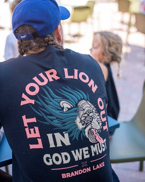 In God We Must - Brandon Lake "Let Your Lion Out" Tee - Bawston & Tucker - 