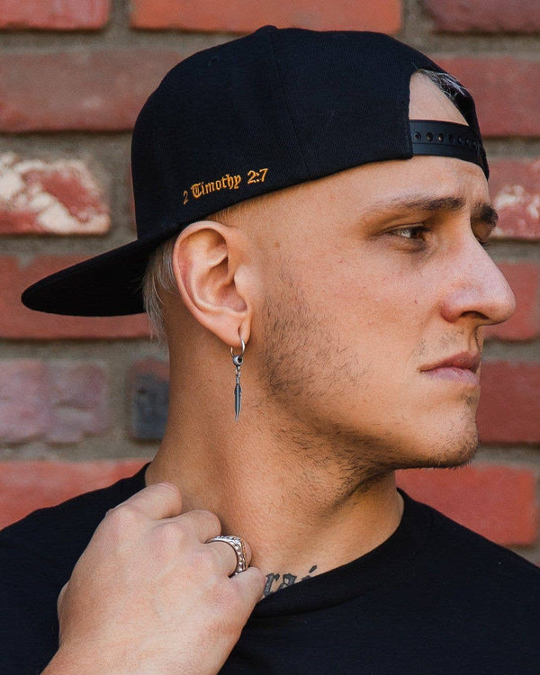 In God We Must - "Finish The Fight" Black Snapback Hat - Bawston & Tucker - 