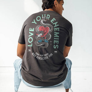 In God We Must - Love Your Enemies 2.0 Tee - Bawston & Tucker - 