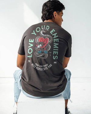 In God We Must - Love Your Enemies 2.0 Tee - Bawston & Tucker - 
