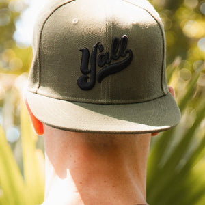 In God We Must - Y'all Snapback Hat - Bawston & Tucker - 