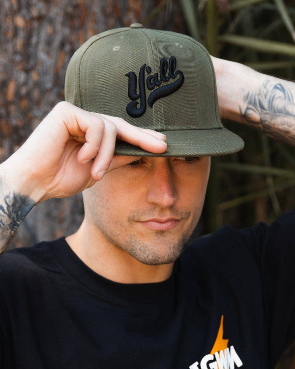 In God We Must - Y'all Snapback Hat - Bawston & Tucker - 