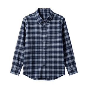 Islandhaze - Men's Carbon-Brushed Modal Plaid Shirt - Bawston & Tucker -