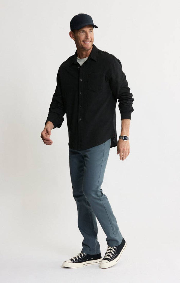 JACHS NY - Manor Long Sleeve Cotton Double Face Shirt - Bawston & Tucker - 