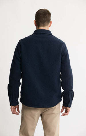 JACHS NY - Sherpa Lined Wool Jacket - Bawston & Tucker - 
