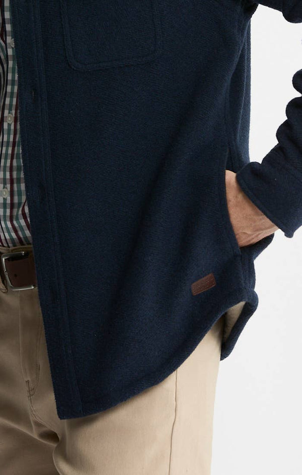 JACHS NY - Sherpa Lined Wool Jacket - Bawston & Tucker - 