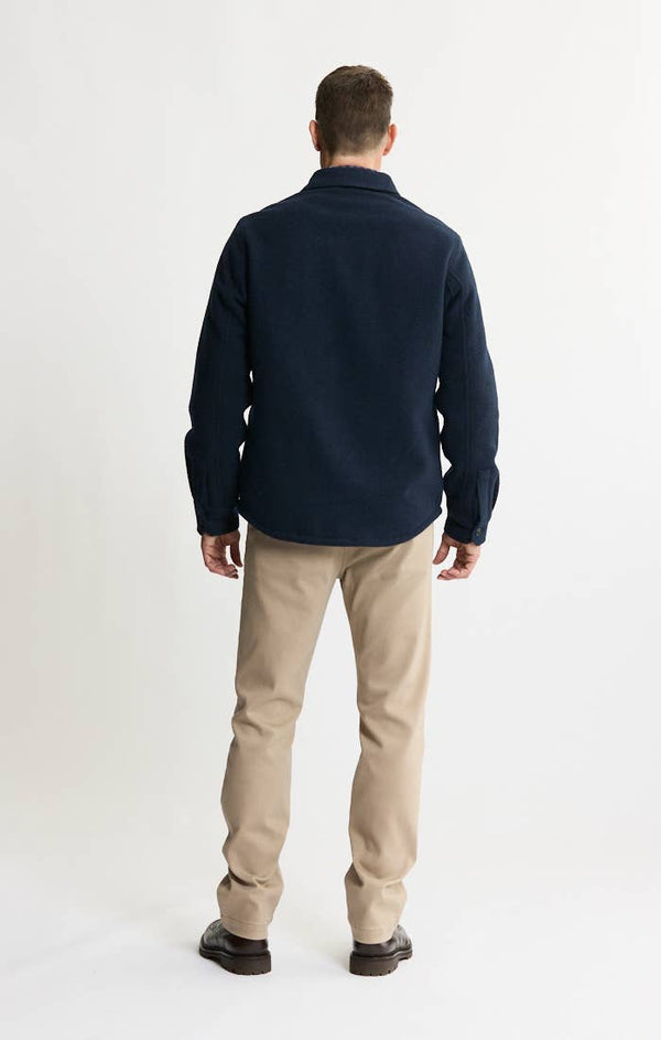 JACHS NY - Sherpa Lined Wool Jacket - Bawston & Tucker - 