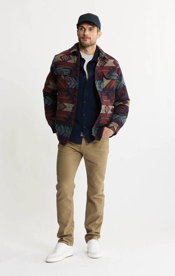 JACHS NY - Sherpa Lined Wool Jacket - Bawston & Tucker - 