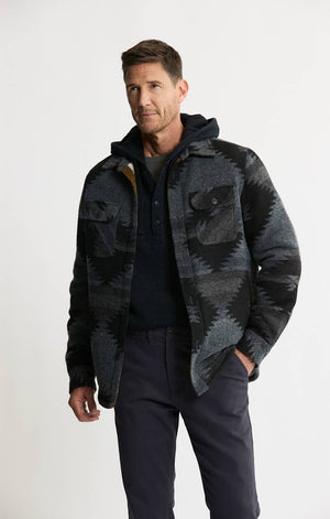 JACHS NY - Sherpa Lined Wool Jacket - Bawston & Tucker - 