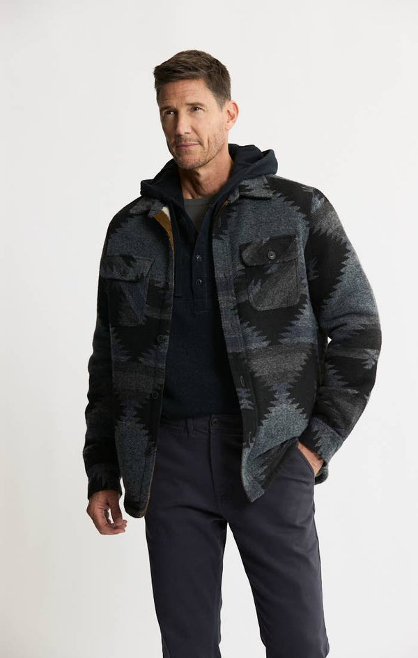 JACHS NY - Sherpa Lined Wool Jacket - Bawston & Tucker - 