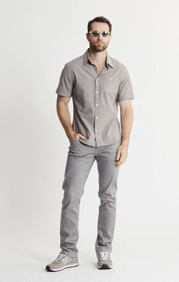 JACHS NY - Soft Touch Oxford SS Shirt - Bawston & Tucker - 