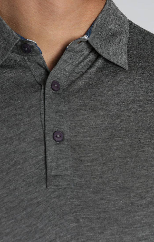 JACHS NY - Stretch Poly Viscose Soft Polo - Bawston & Tucker - 