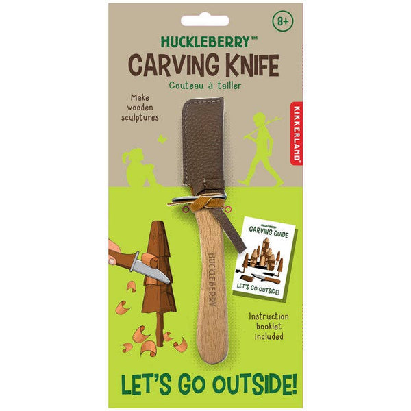 Kikkerland Design Inc - Huckleberry Carving Knife - Bawston & Tucker - 