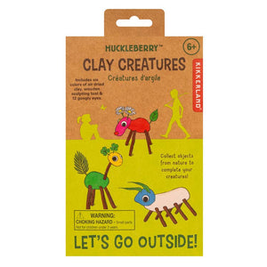 Kikkerland Design Inc - Huckleberry Clay Creatures - Bawston & Tucker - 