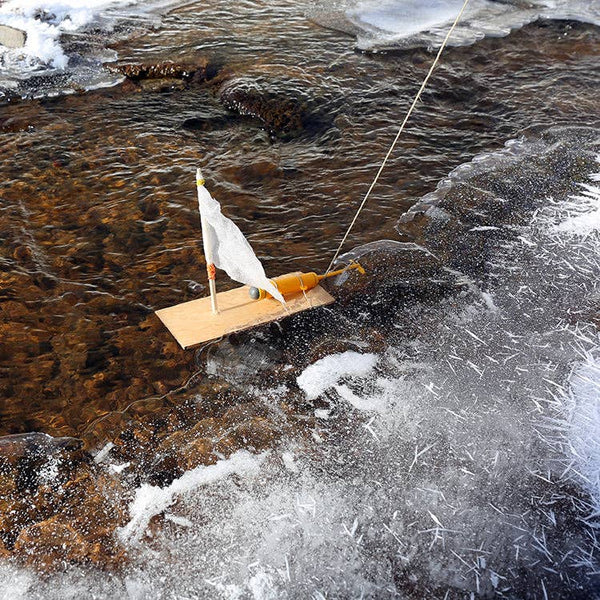 Kikkerland Design Inc - Huckleberry Make Your Own Motor Boat - Bawston & Tucker - 