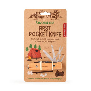 Kikkerland Design Inc - HUCKLEBERRY POCKET KNIFE - Bawston & Tucker - 