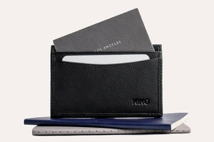 Kiko Leather - Brown Classic Card Case - Bawston & Tucker - 