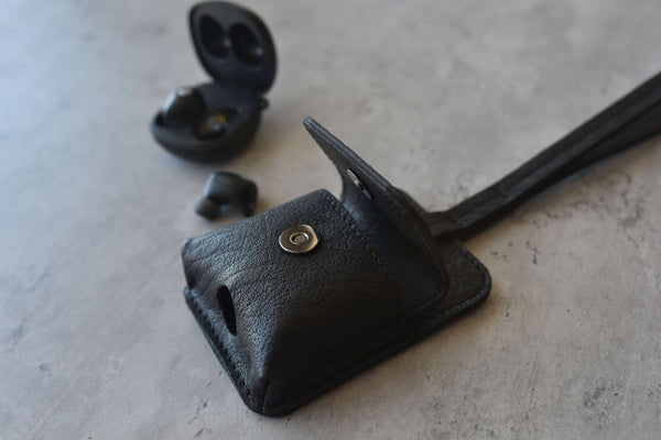 Kiko Leather - Leather Airpod Holder - Bawston & Tucker - 