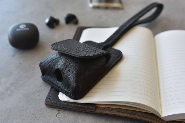 Kiko Leather - Leather Airpod Holder - Bawston & Tucker - 