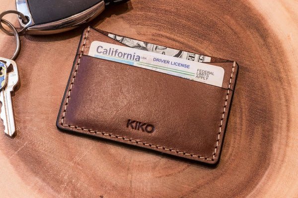 Kiko Leather - Leather Card Holder - Bawston & Tucker - 