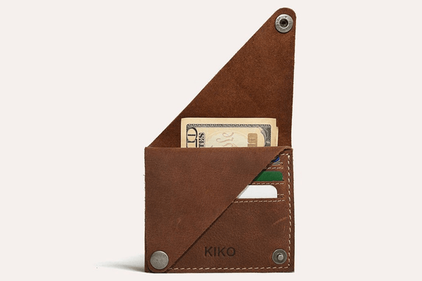 Kiko Leather - Wing Fold Card Case - Bawston & Tucker - 