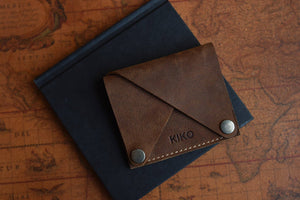 Kiko Leather - Wing Fold Card Case - Bawston & Tucker - 