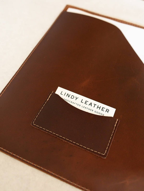 Lindy Leather - Leather Legal Pad - Bawston & Tucker - 