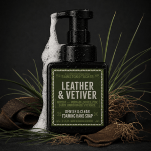 Motega - Leather & Vetiver Foaming Hand Soap 8.5 fl oz - Bawston & Tucker - Hand Soap