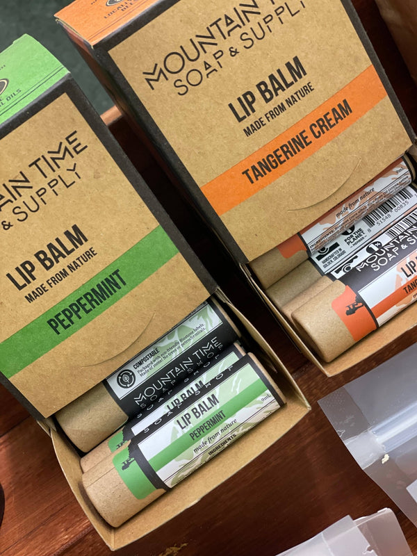 MOUNTAIN TIME SOAP - Peppermint Lip Balm - Bawston & Tucker - 