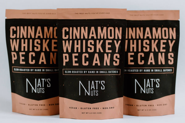 Nat's Nuts - Cinnamon Whiskey Pecans - Bawston & Tucker - 