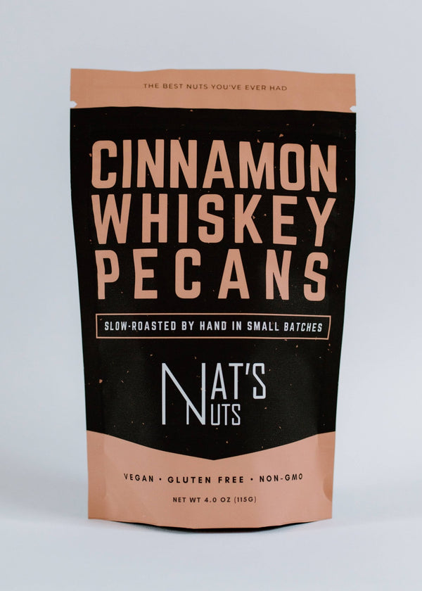 Nat's Nuts - Cinnamon Whiskey Pecans - Bawston & Tucker - 
