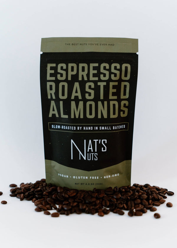 Nat's Nuts - Espresso Roasted Almonds - Bawston & Tucker - 
