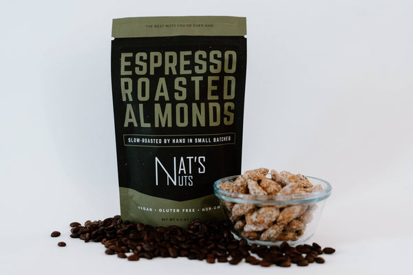 Nat's Nuts - Espresso Roasted Almonds - Bawston & Tucker - 