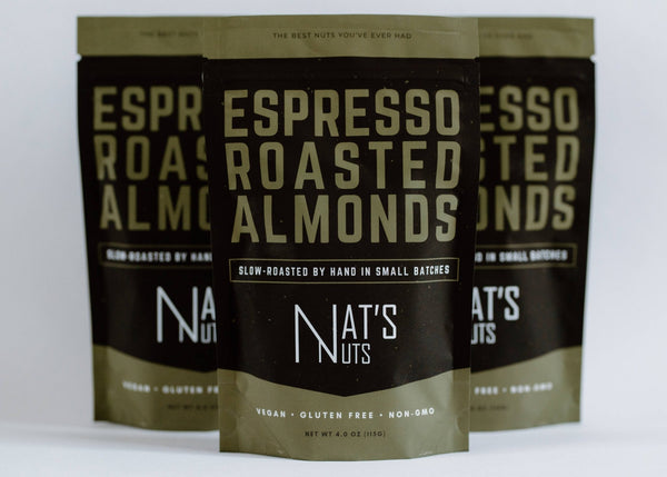 Nat's Nuts - Espresso Roasted Almonds - Bawston & Tucker - 