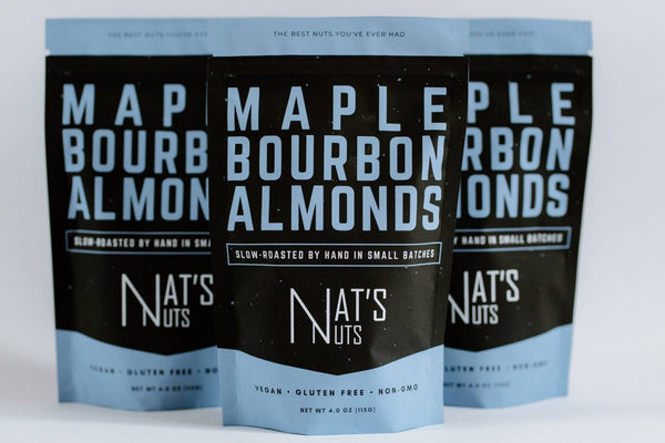 Nat's Nuts - Maple Bourbon Almonds - Bawston & Tucker - 