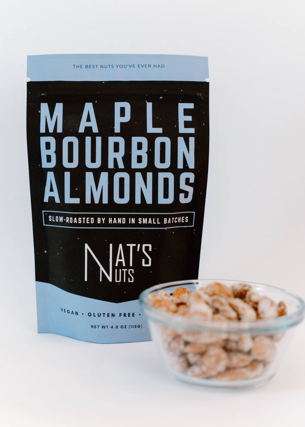 Nat's Nuts - Maple Bourbon Almonds - Bawston & Tucker - 