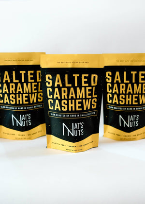 Nat's Nuts - Salted Caramel Cashews - Bawston & Tucker - 