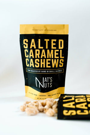 Nat's Nuts - Salted Caramel Cashews - Bawston & Tucker - 