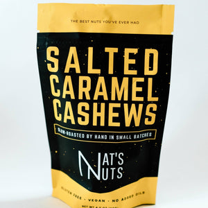 Nat's Nuts - Salted Caramel Cashews - Bawston & Tucker - 
