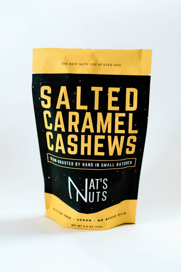 Nat's Nuts - Salted Caramel Cashews - Bawston & Tucker - 