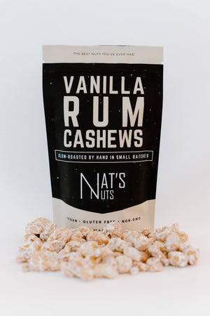 Nat's Nuts - Vanilla Rum Cashews - Bawston & Tucker - 