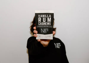 Nat's Nuts - Vanilla Rum Cashews - Bawston & Tucker - 