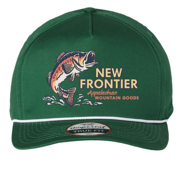New Frontier - Fishing Hat ( Bass Green ) - Bawston & Tucker - 