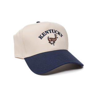 New Frontier - Kentucky Buck Hat (Navy/Off white) - Bawston & Tucker - 